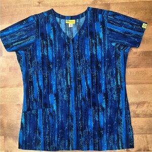 Wonderwink Scrub Top Sz M